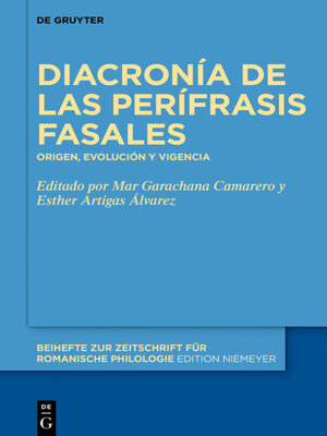 Diacronía de las perífrasis fasales - ebook